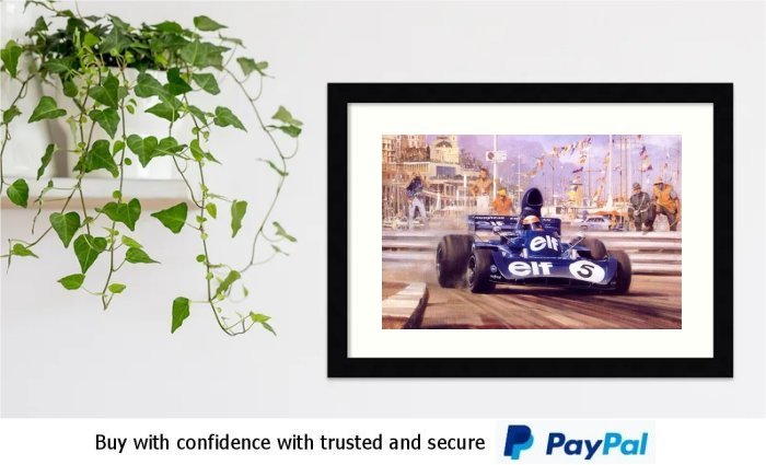 Jackie Stewart Framed Art Print Jackie Stewart Framed Art Print